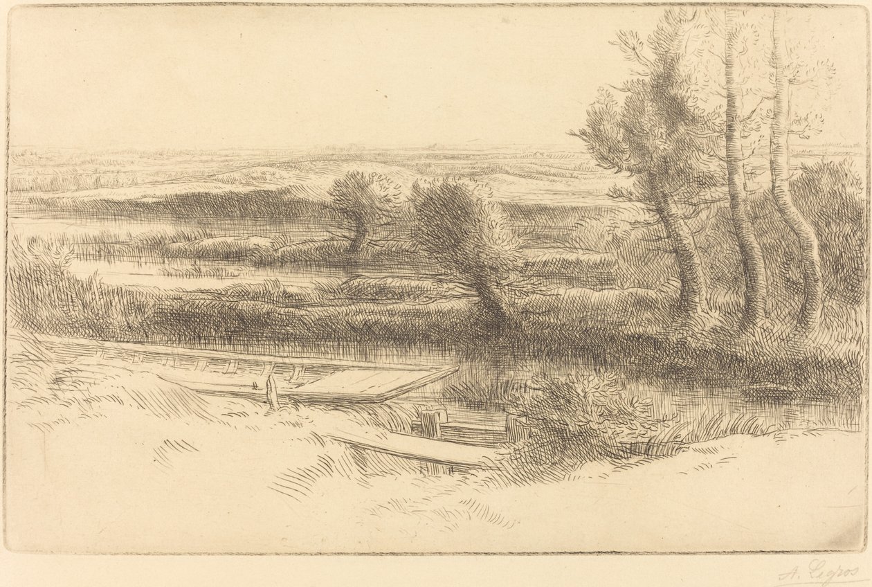 Landskap av Alphonse Legros