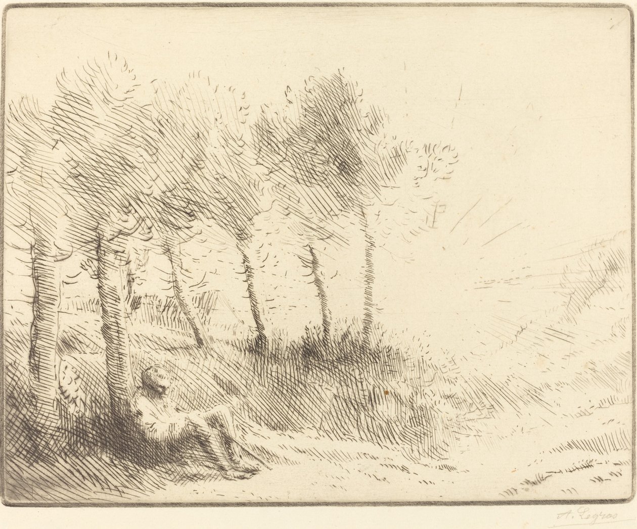 Landskap av Alphonse Legros