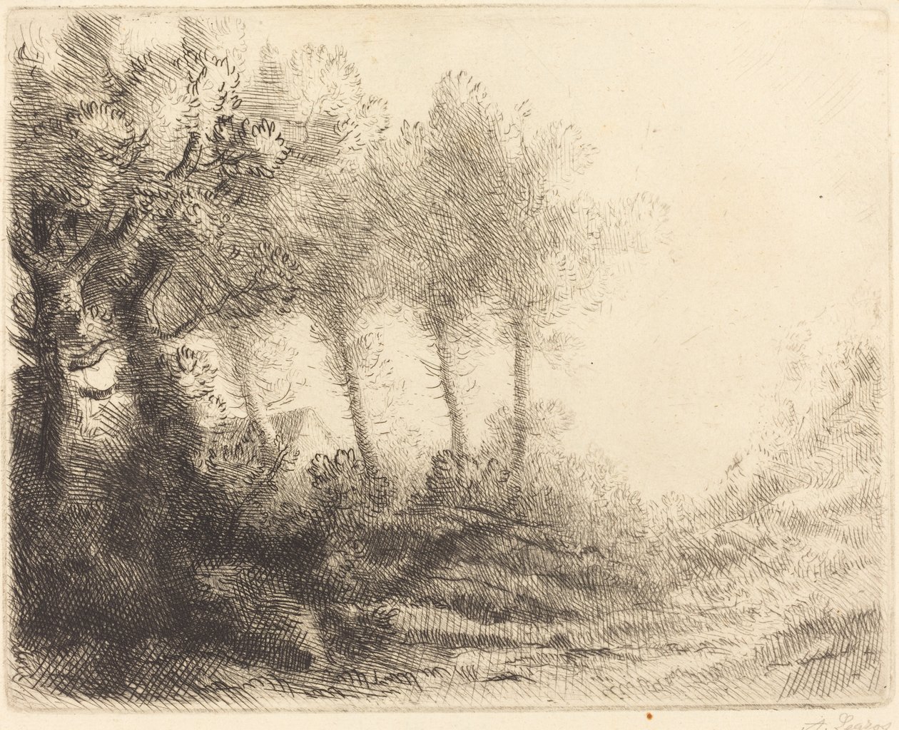 Landskap av Alphonse Legros