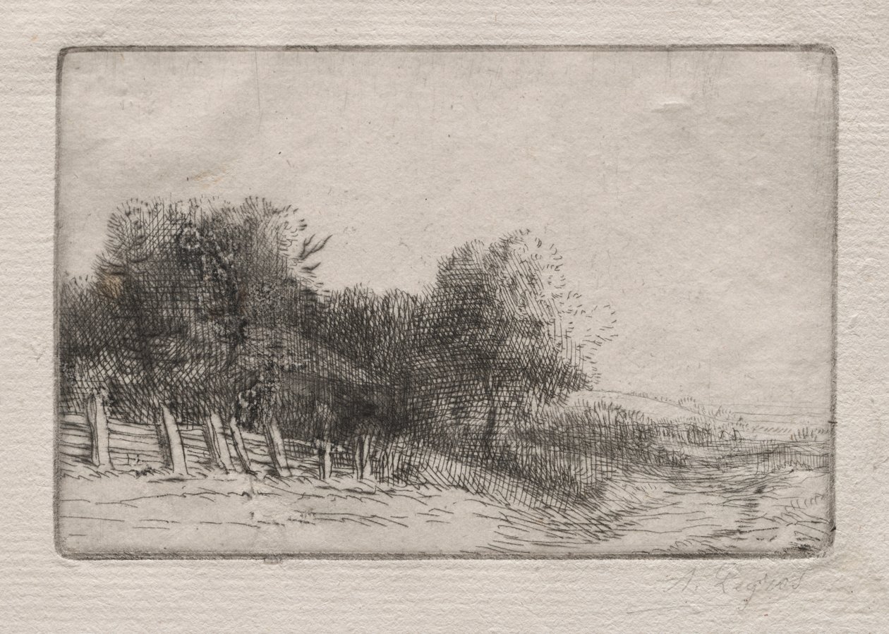 Landskap av Alphonse Legros