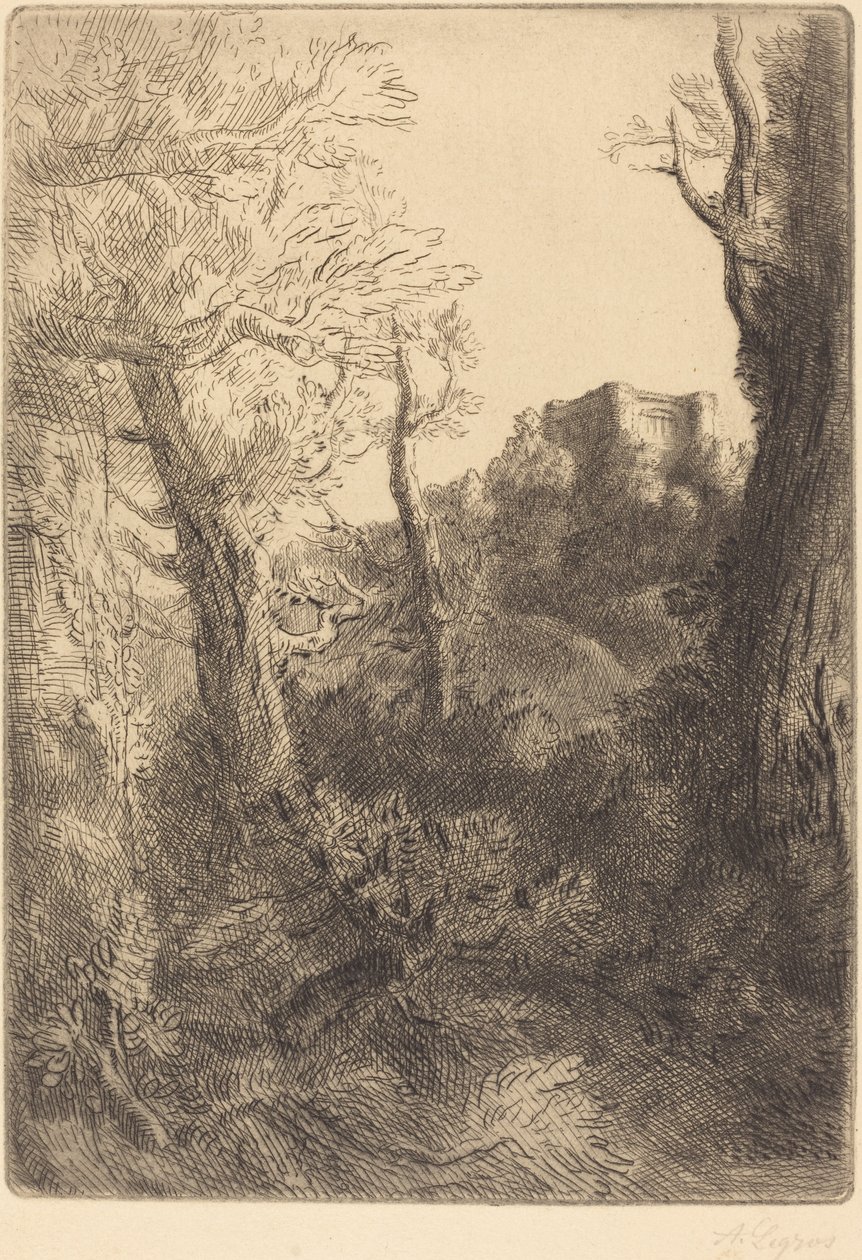 Landskap Landskap. av Alphonse Legros