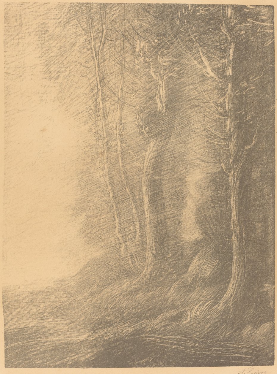 Landskap Landskap. av Alphonse Legros
