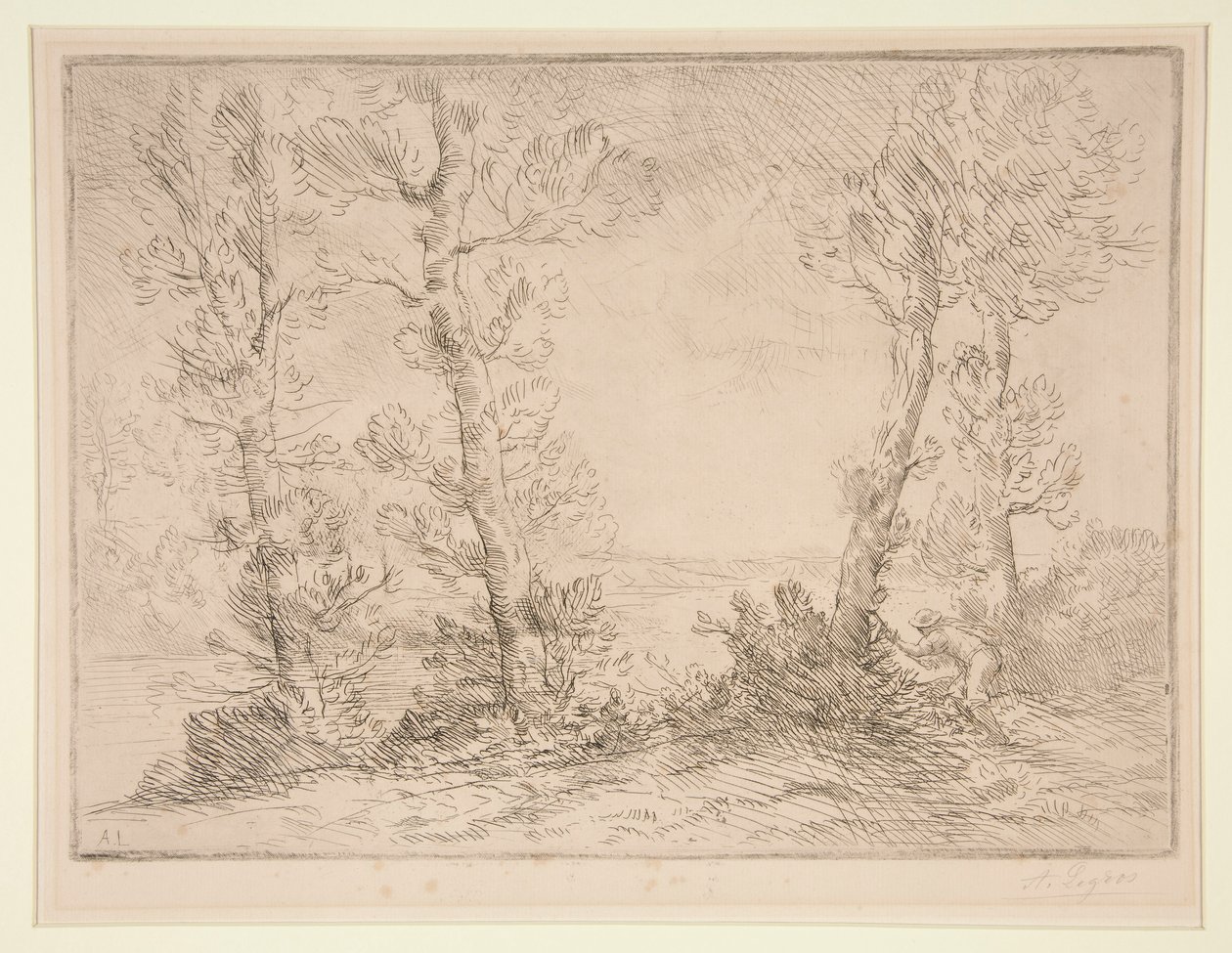 Laksefiskeren av Alphonse Legros