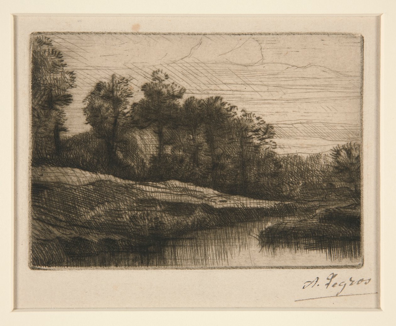 Kveldssolnedgang av Alphonse Legros
