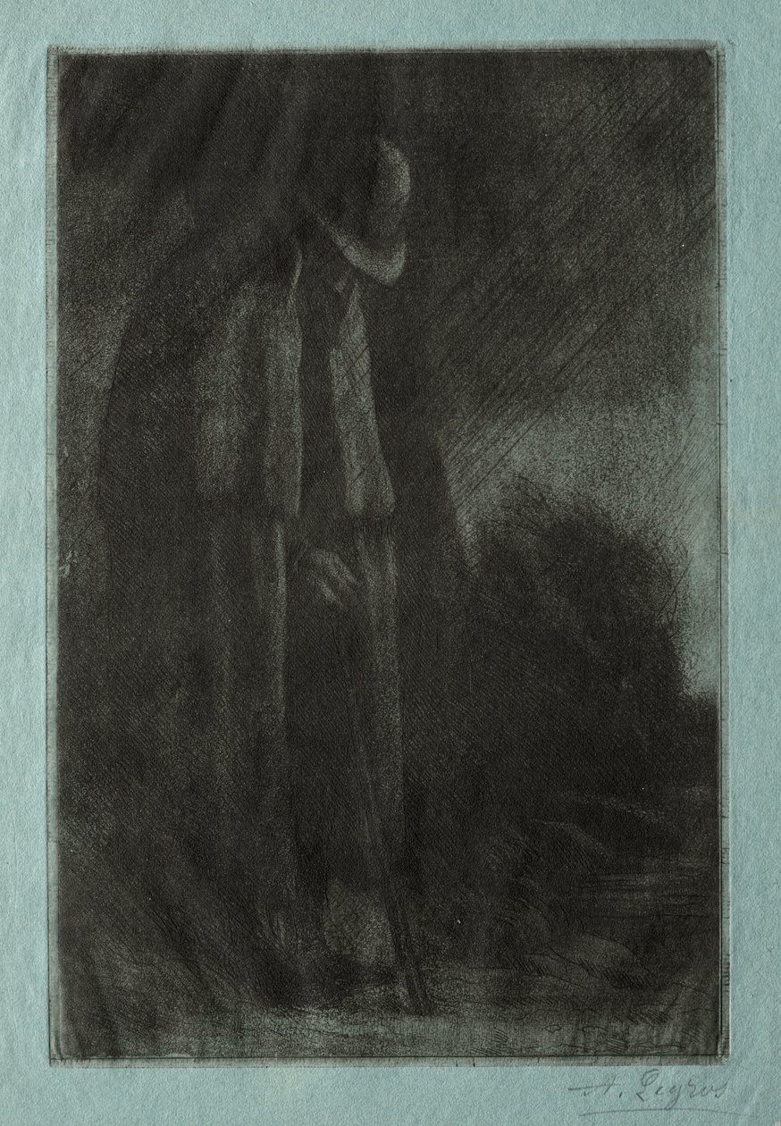 Den reisende i krisesenteret av Alphonse Legros