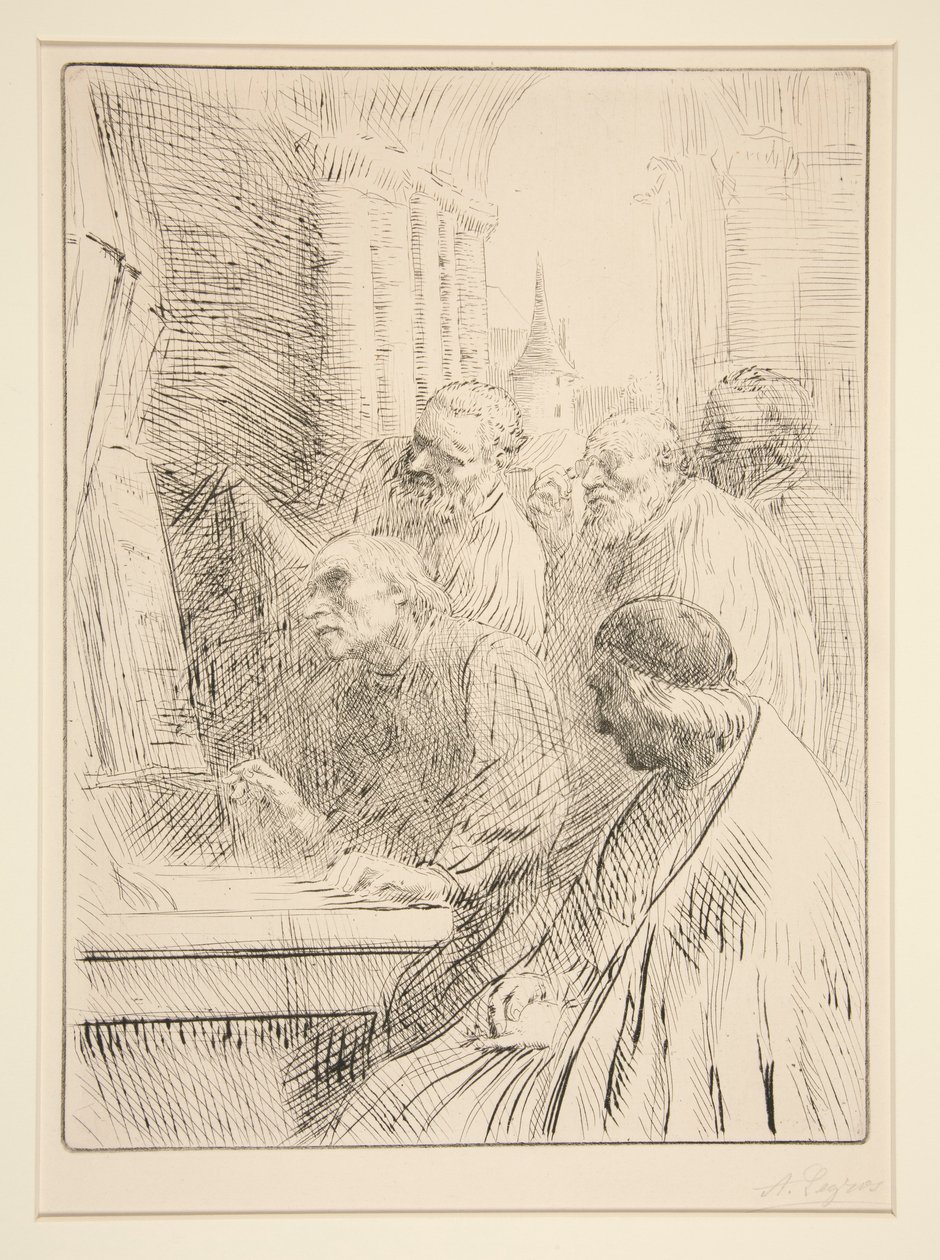 Munkene ved L av Alphonse Legros