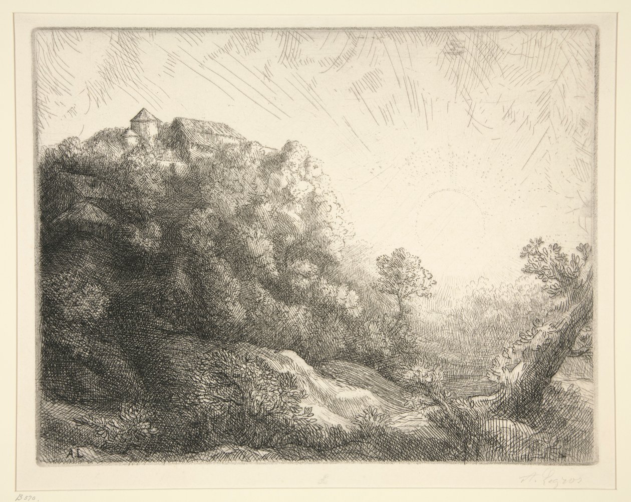 Soloppgang: l av Alphonse Legros