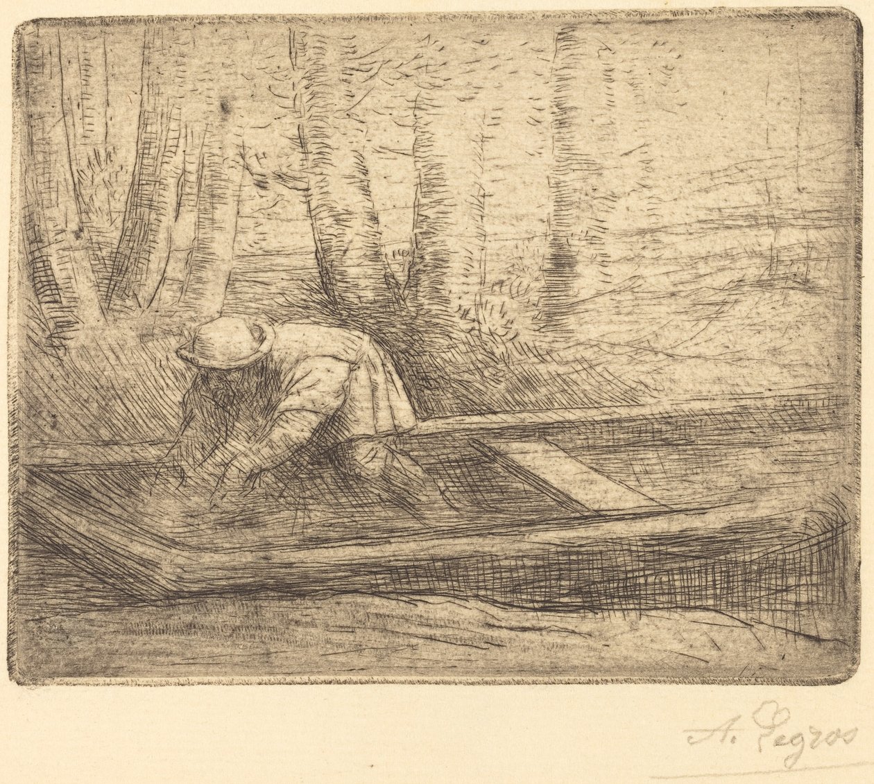 Mann i Punt av Alphonse Legros