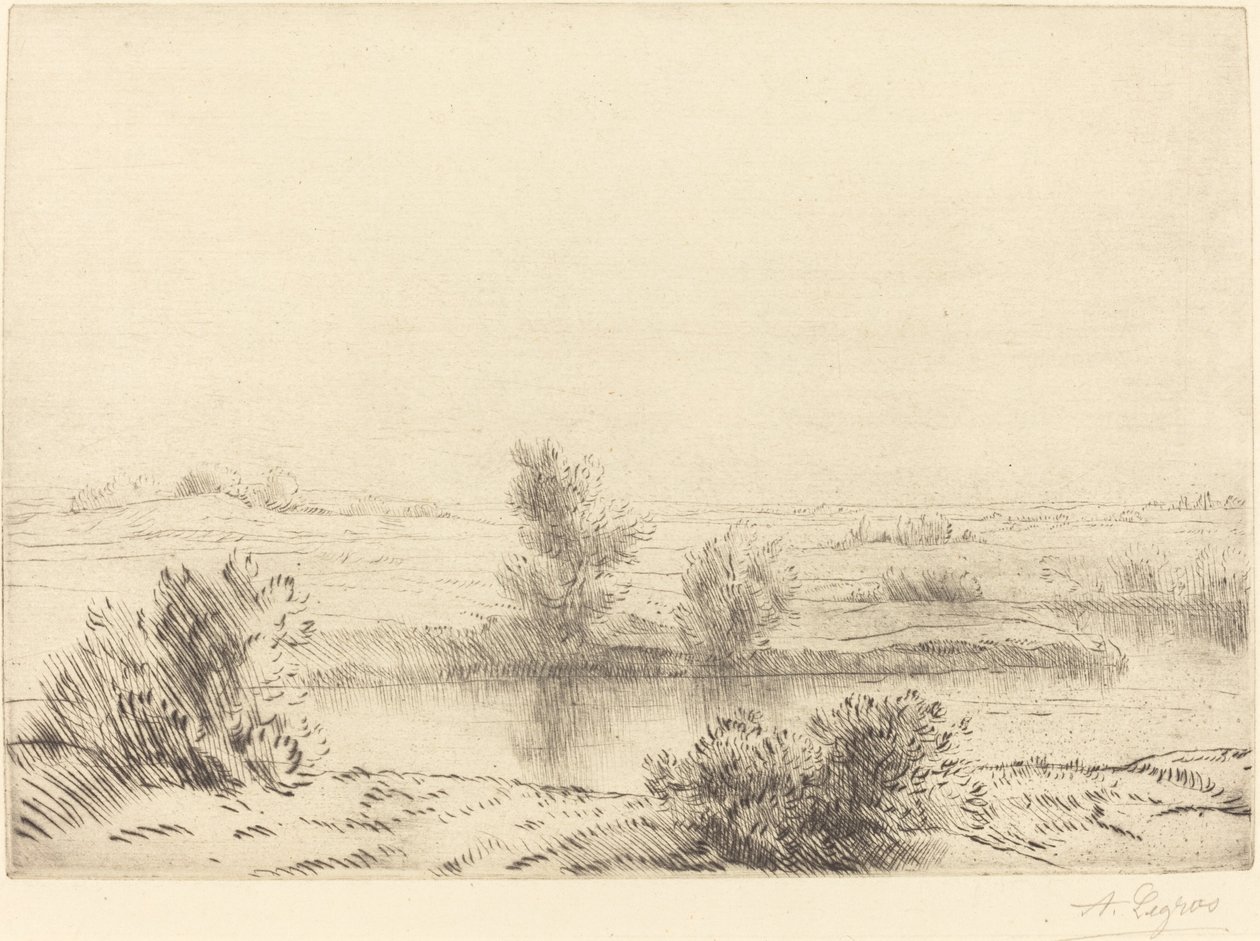 Marsh av Alphonse Legros