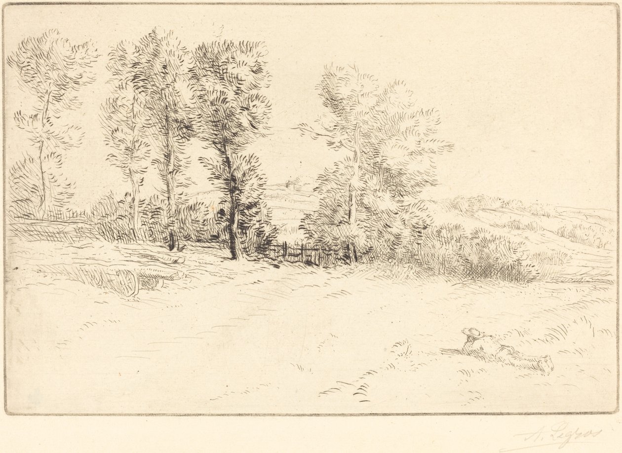 Eng i solskinn av Alphonse Legros