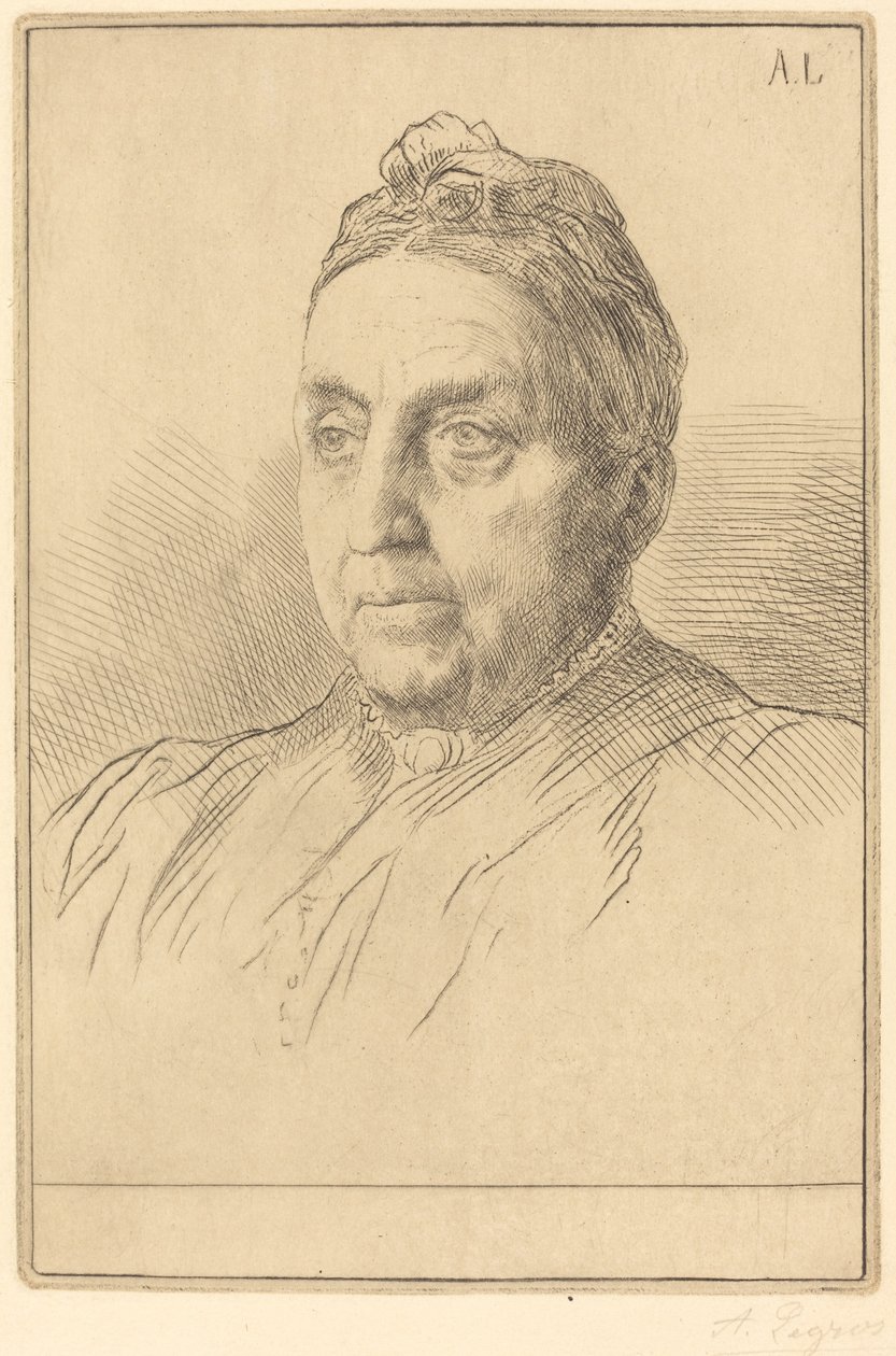 Mme. Kemp, 4. plate av Alphonse Legros