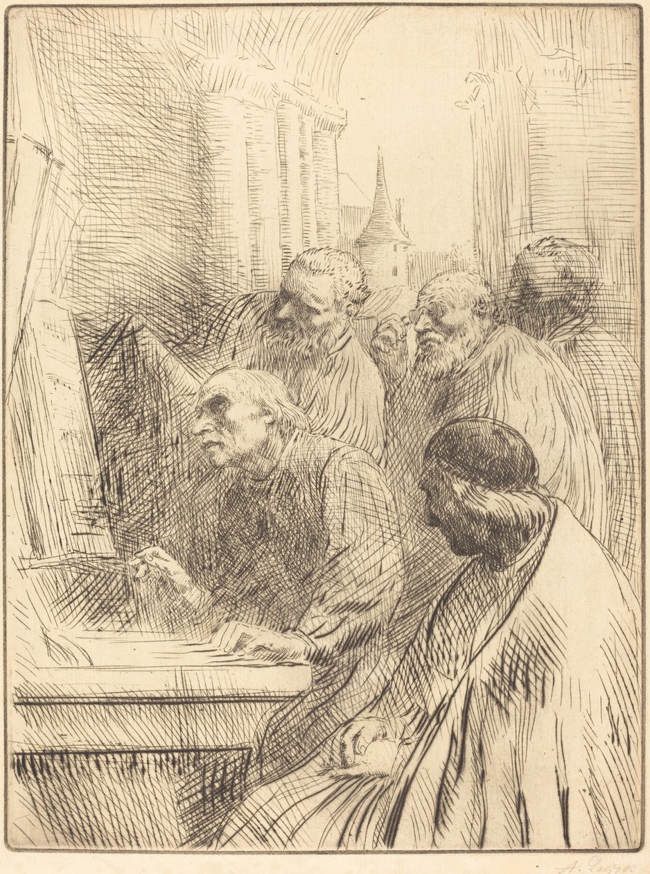 Monks at Church (Les moines a l