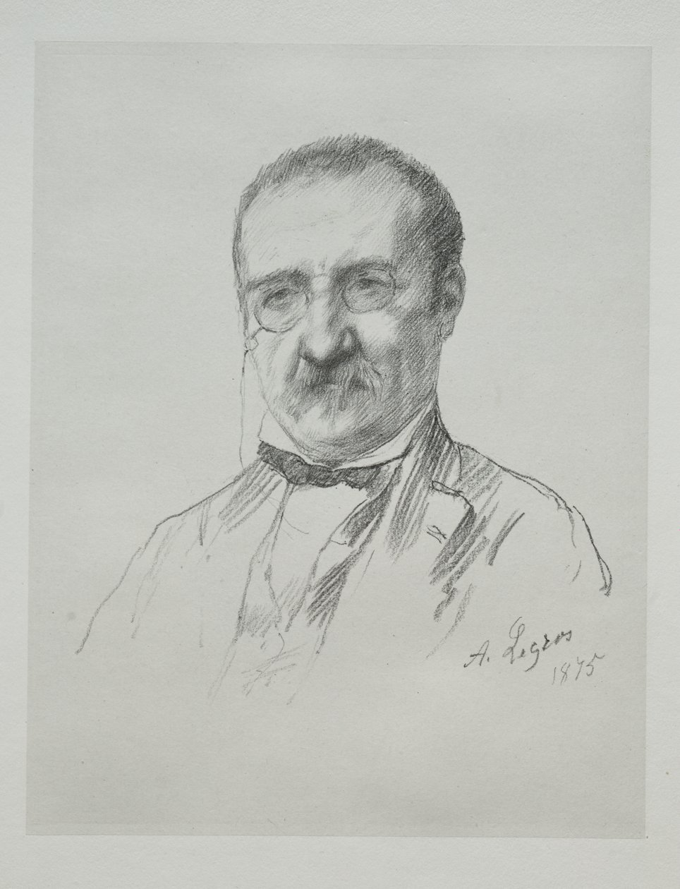 Mr. Champfleury av Alphonse Legros
