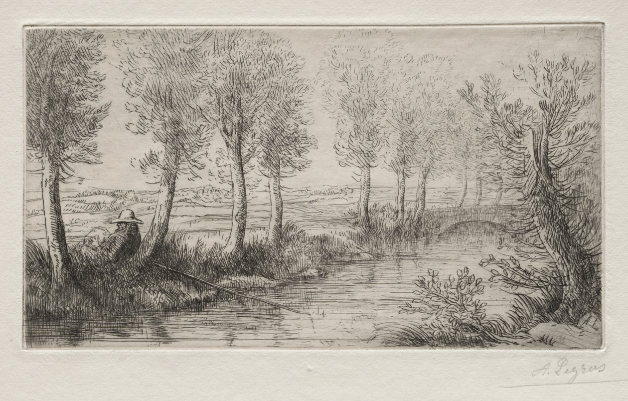 Nær møllen av Alphonse Legros