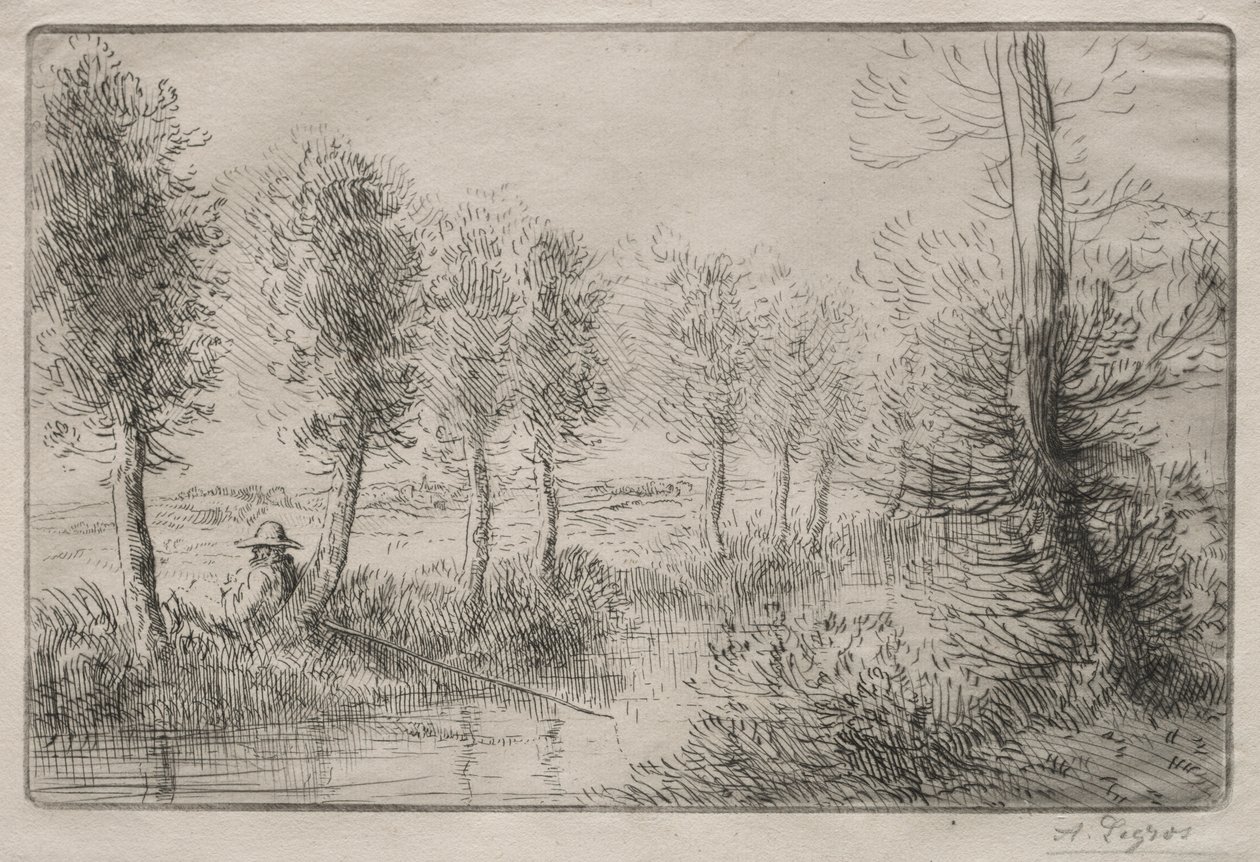 Nær møllen av Alphonse Legros