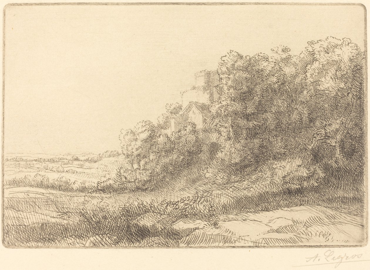 Gamle Chateau av Alphonse Legros
