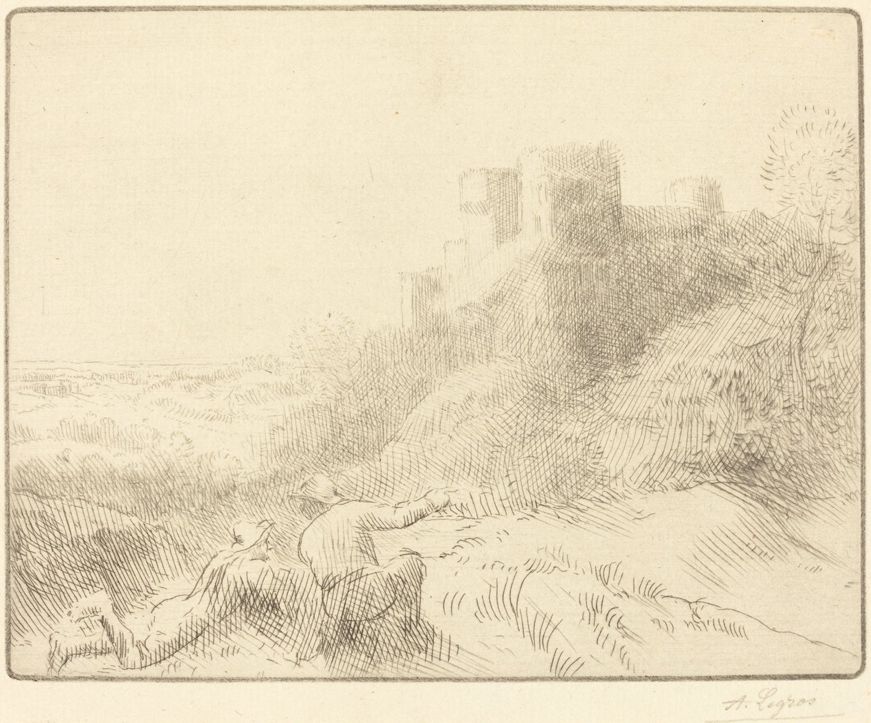 Gamle Chateau av Alphonse Legros