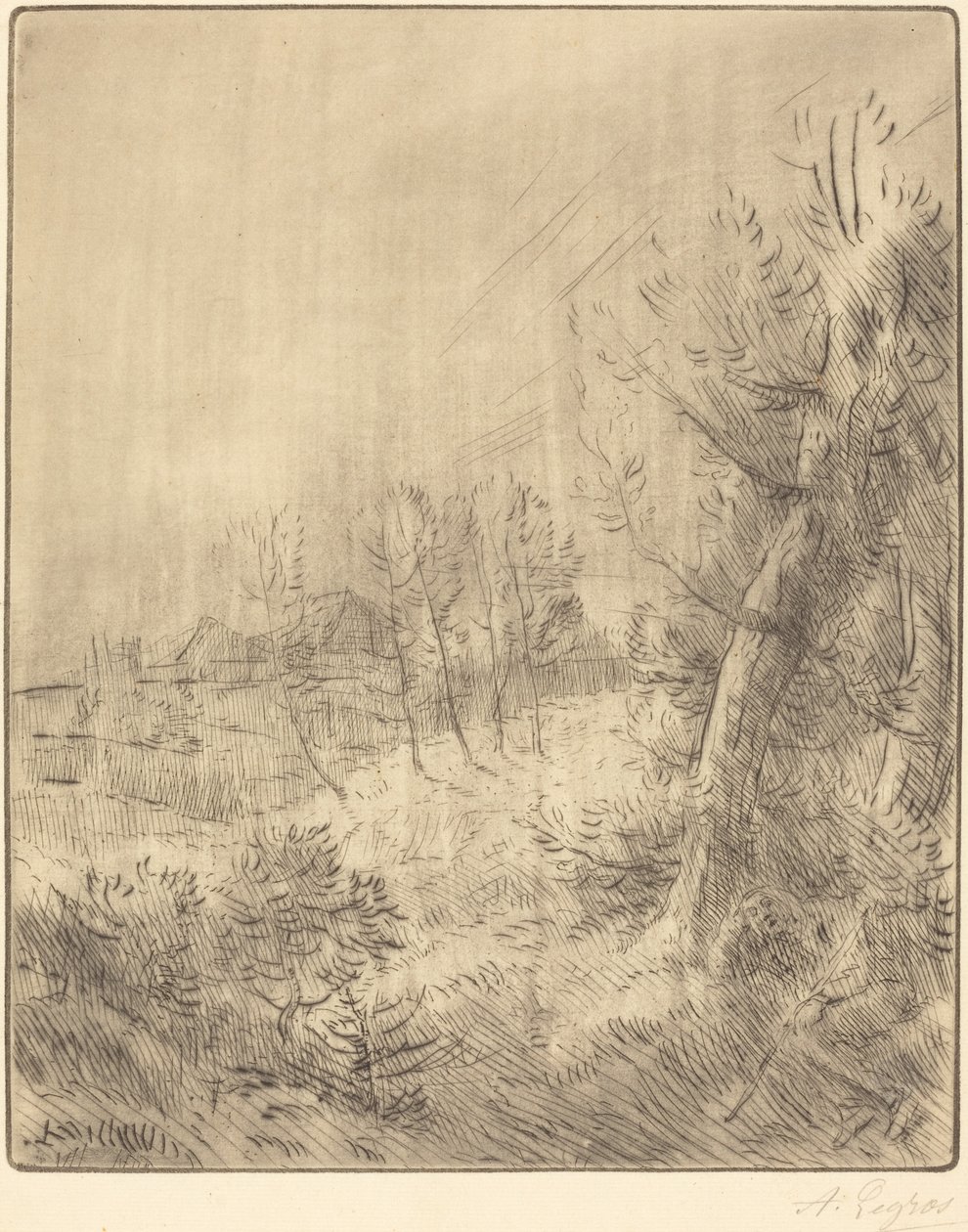 Gamle landsbyen av Alphonse Legros