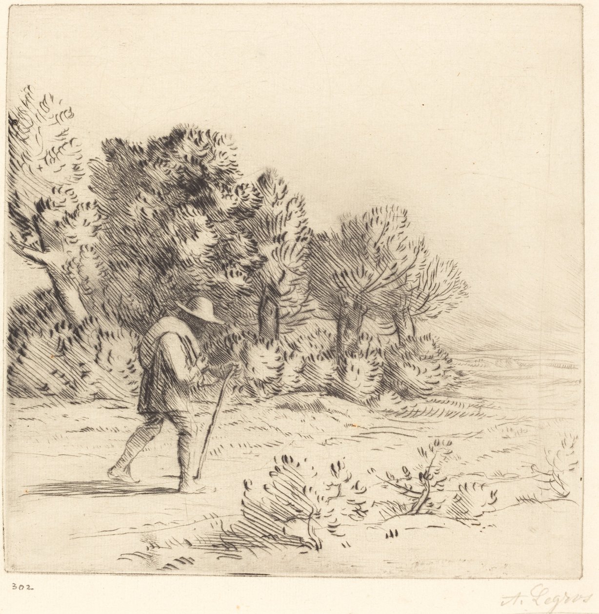 Peddler (Pedleren) av Alphonse Legros