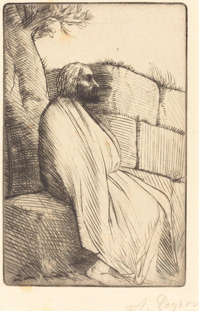 Å filosofere (Filosofen) av Alphonse Legros