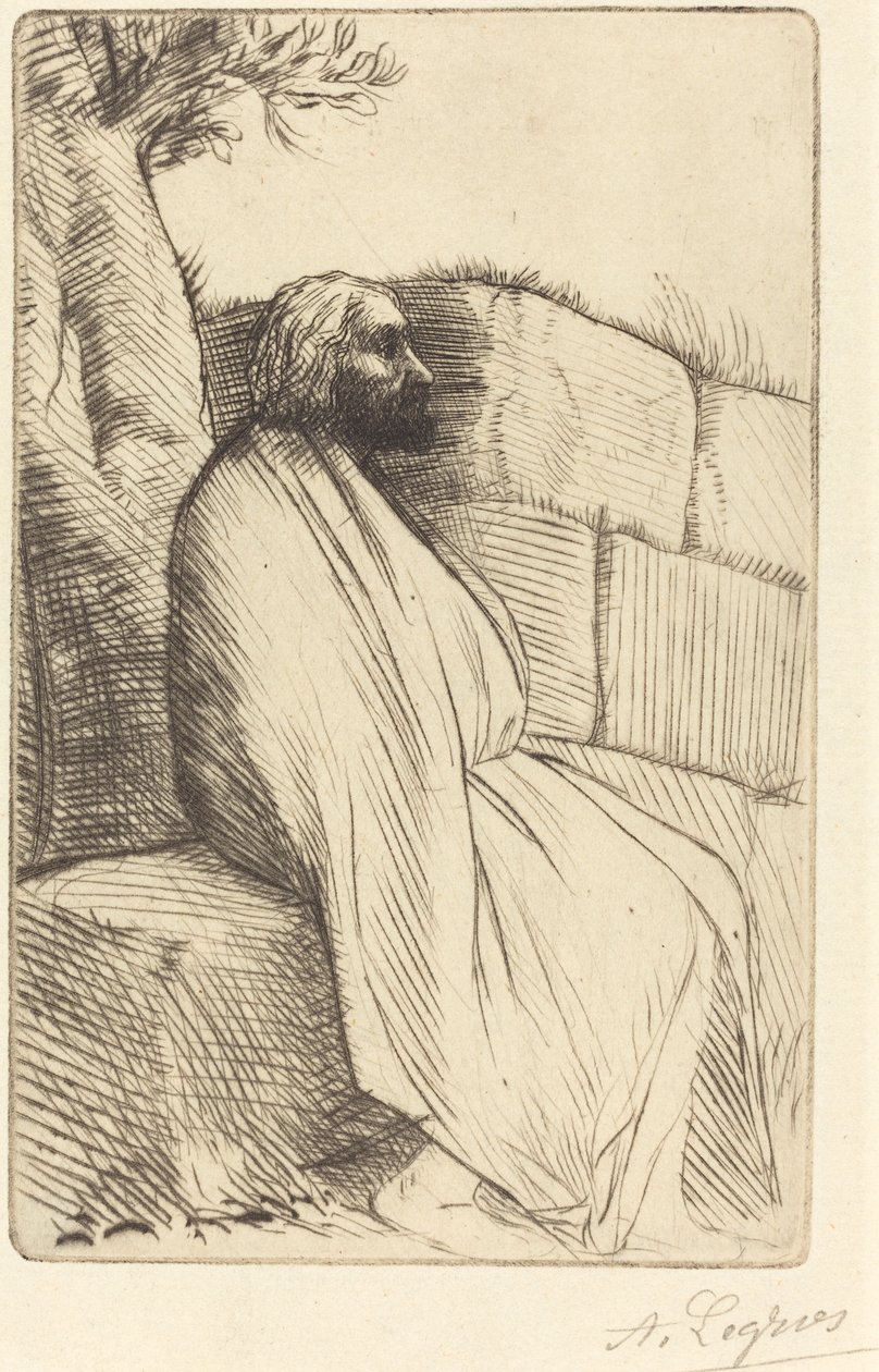 Å filosofere (Filosofen) av Alphonse Legros
