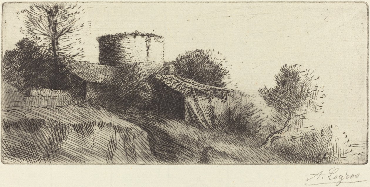 Duetårnet av Alphonse Legros