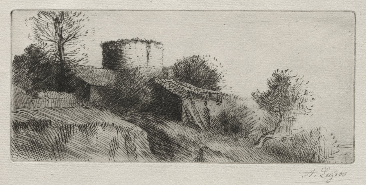 Duetårnet. av Alphonse Legros