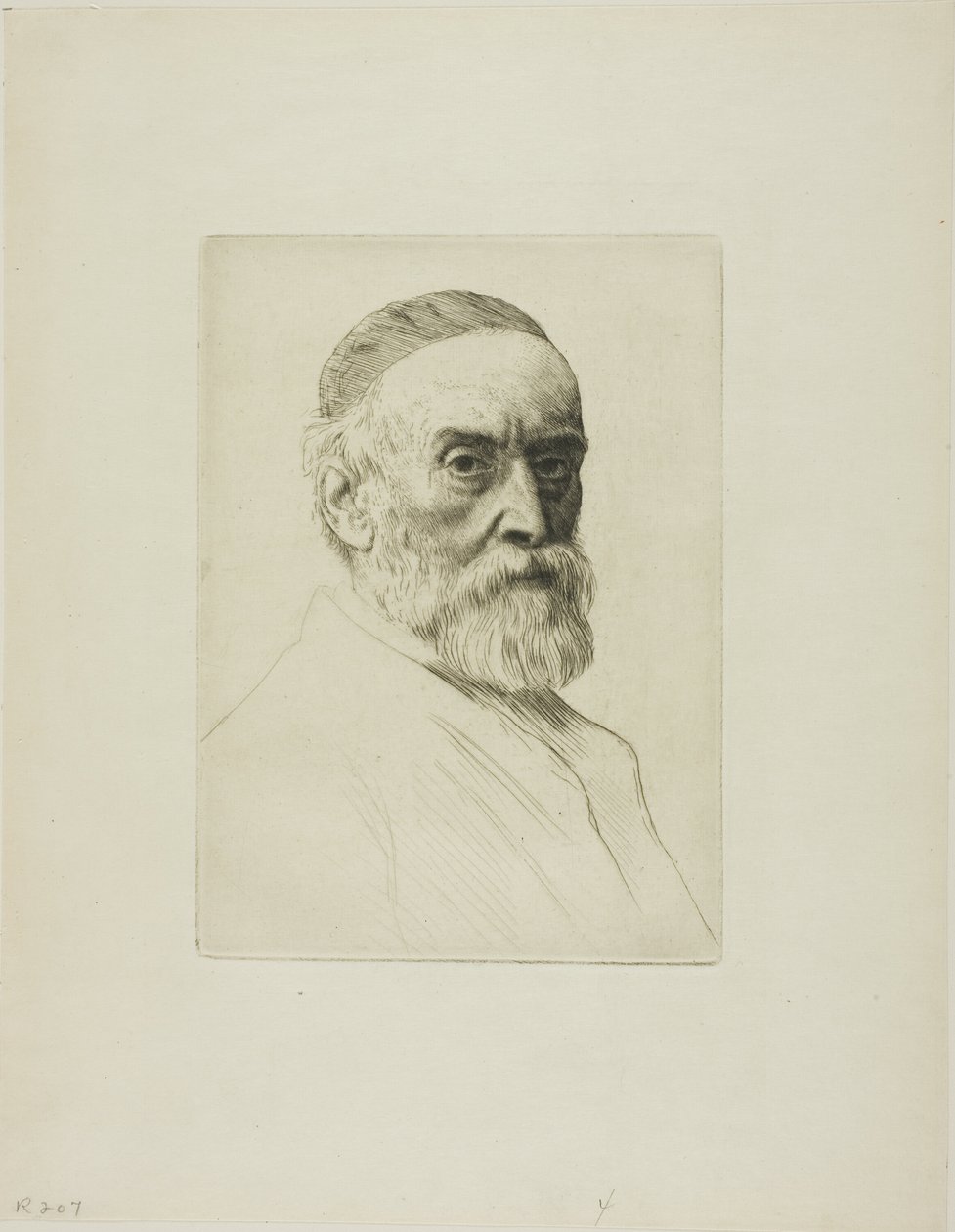 Portrett av G. F. Watts, R.A. av Alphonse Legros
