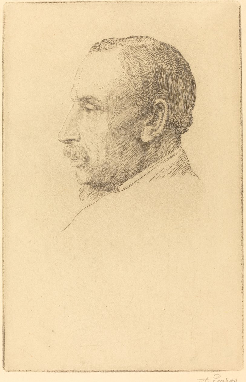 Professor W. Cawthorne Unwin. av Alphonse Legros