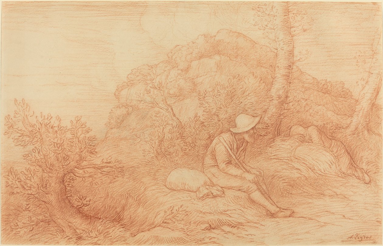Hvile av Alphonse Legros