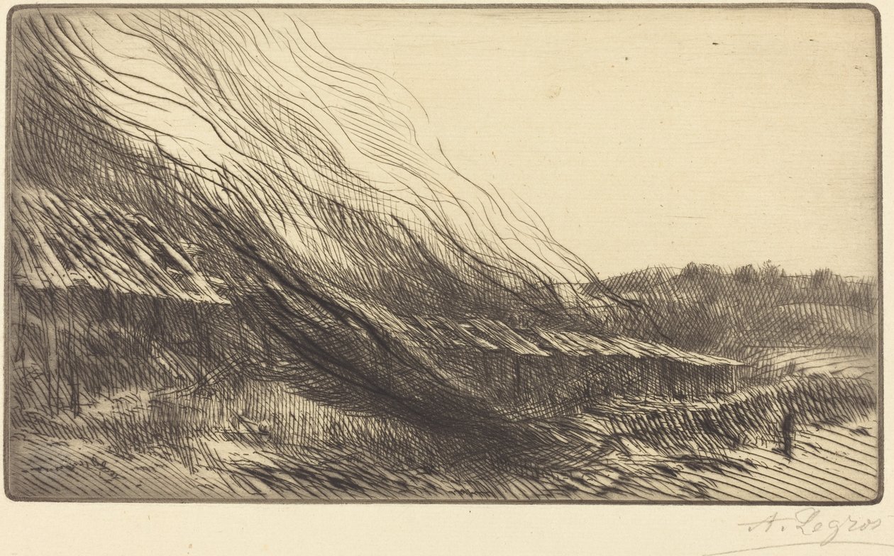 Taugårder (Les corderies) av Alphonse Legros