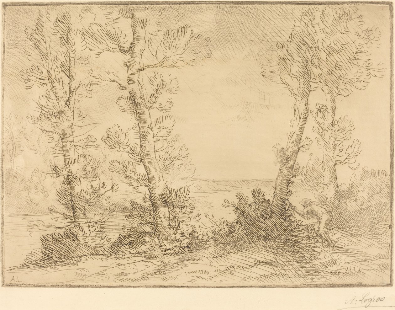 Laksefisker Laksefiskeren. av Alphonse Legros