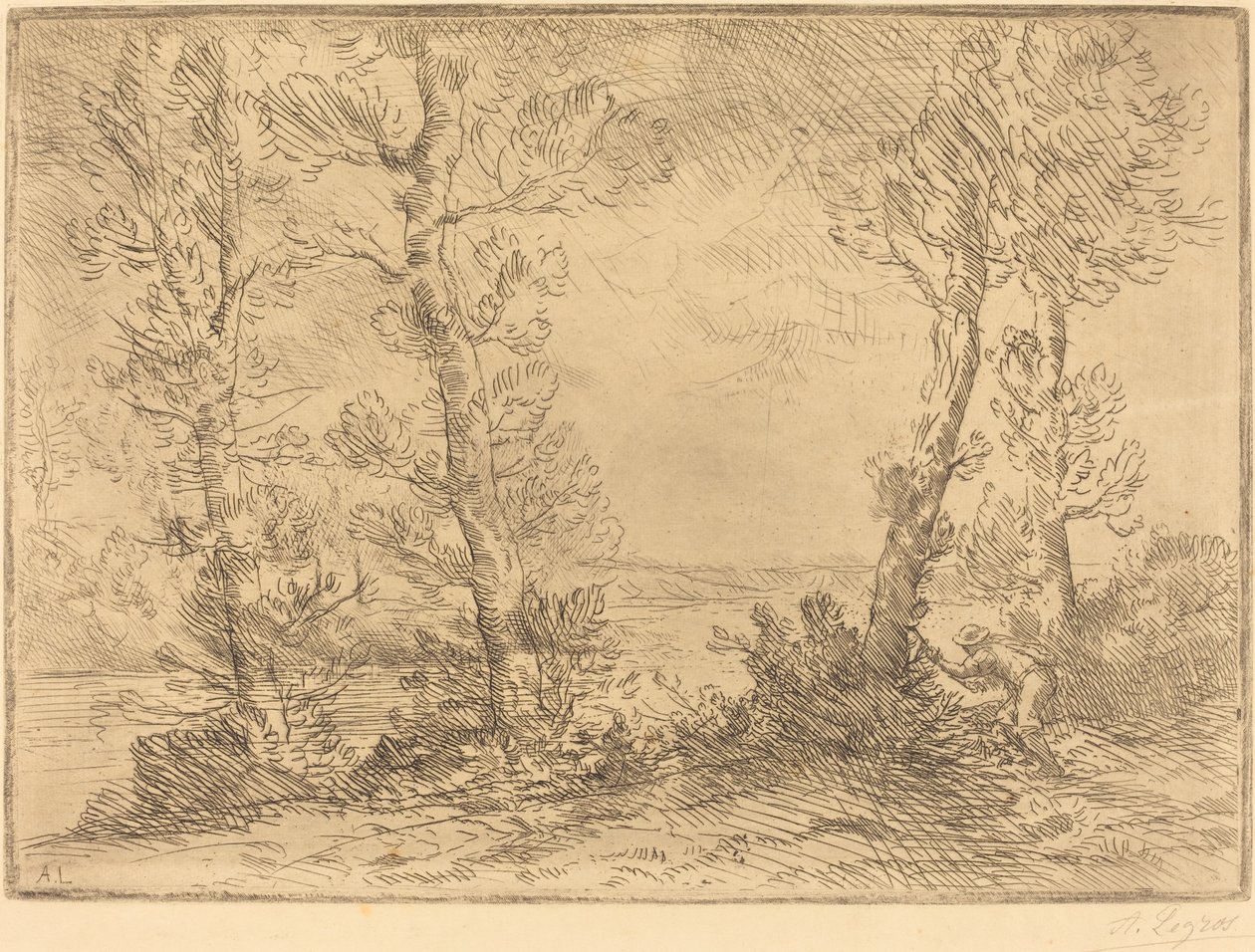 Laksefisker Laksefiskeren. av Alphonse Legros
