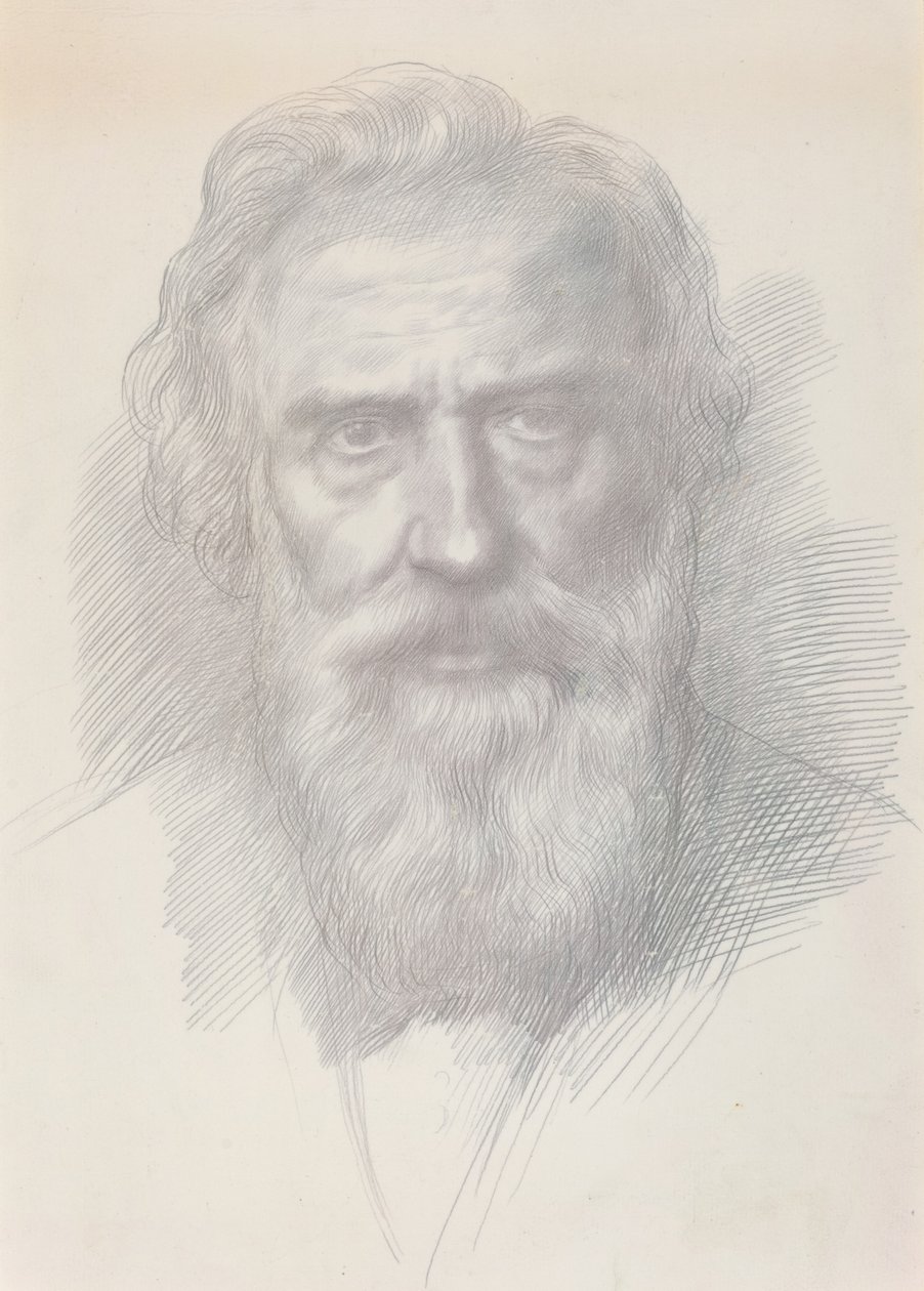 Selvportrett av Alphonse Legros