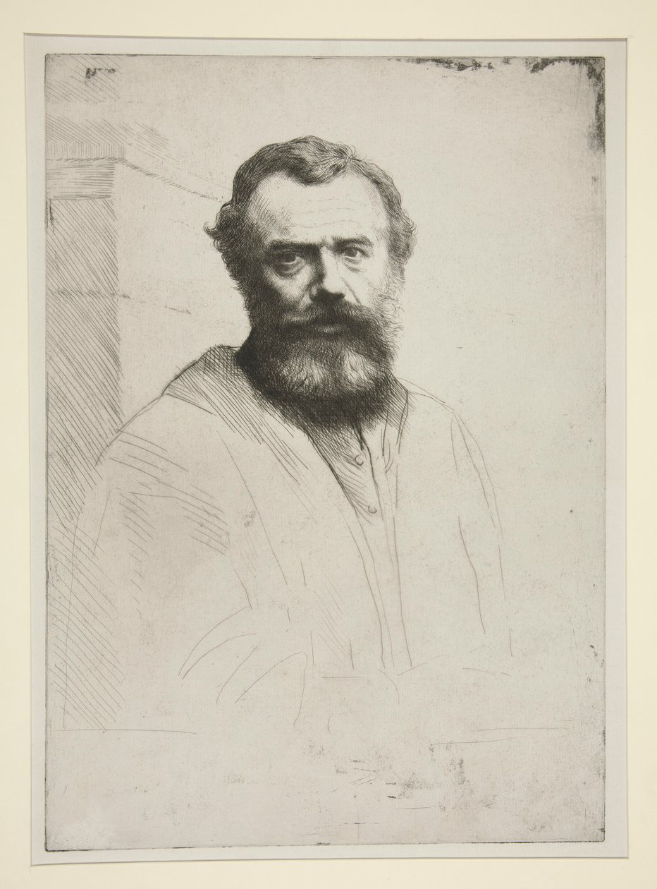 Selvportrett av Alphonse Legros