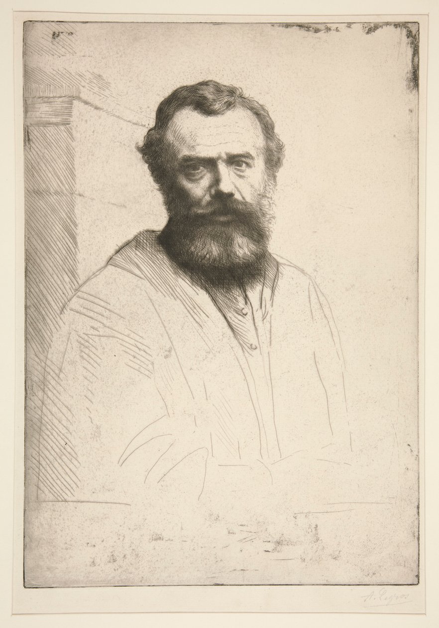 Selvportrett av Alphonse Legros