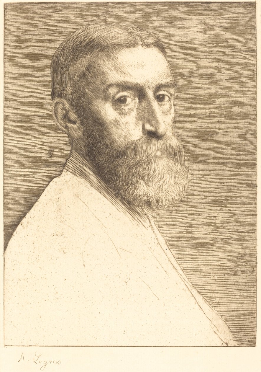 Sir Edward John Poynter, 1877. av Alphonse Legros