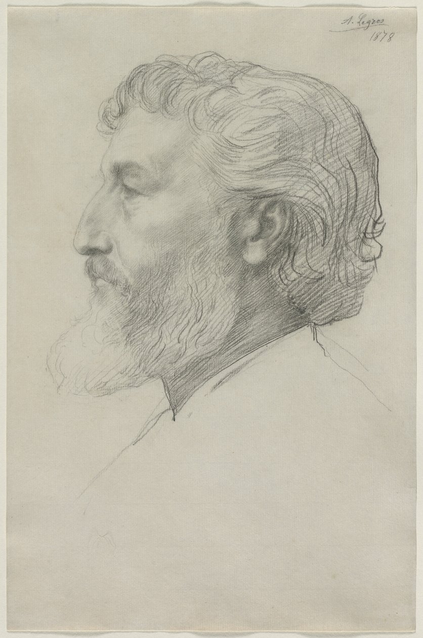 Sir Frederick Leighton, 1878. av Alphonse Legros