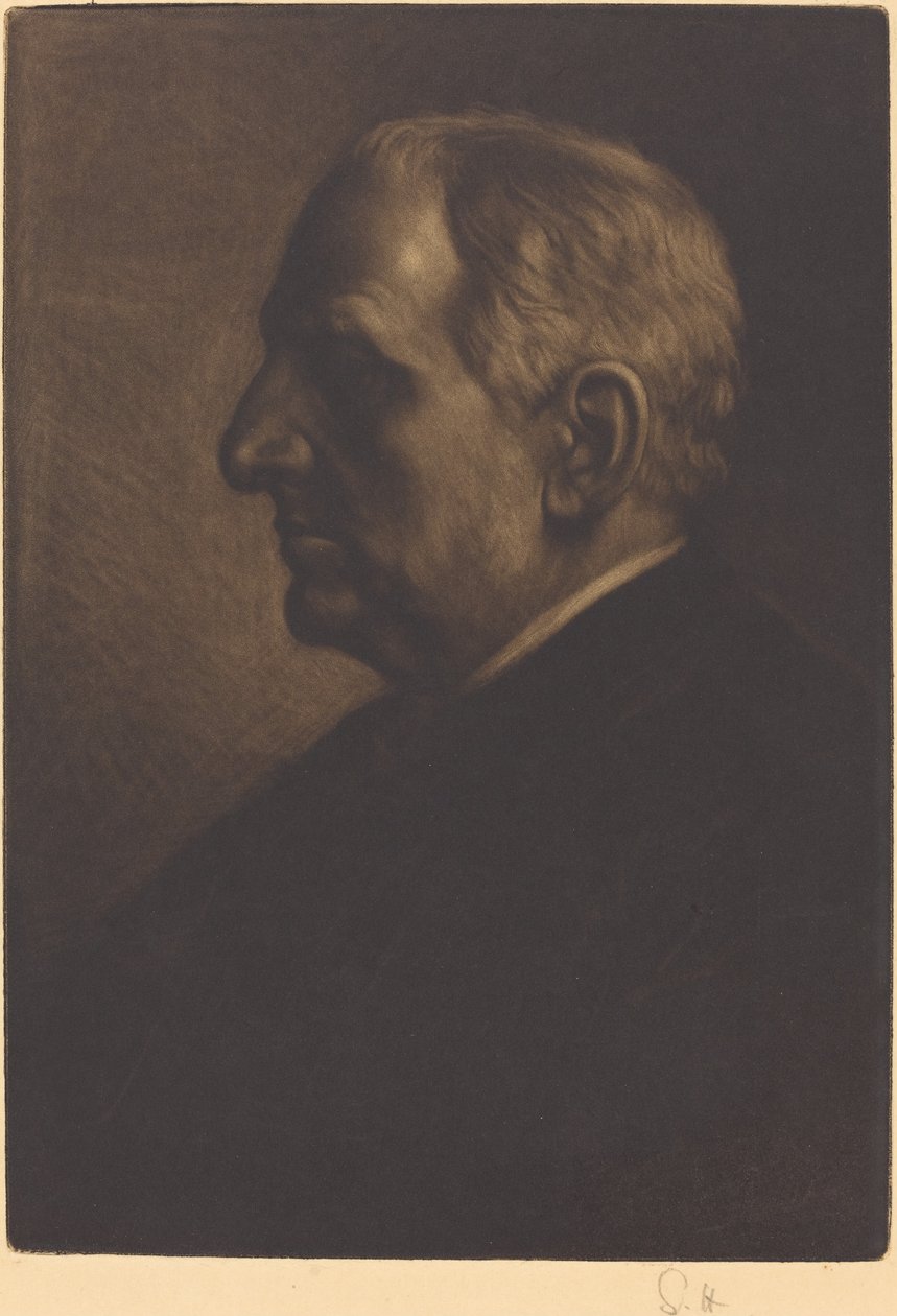 Sir Seymour Haden. av Alphonse Legros