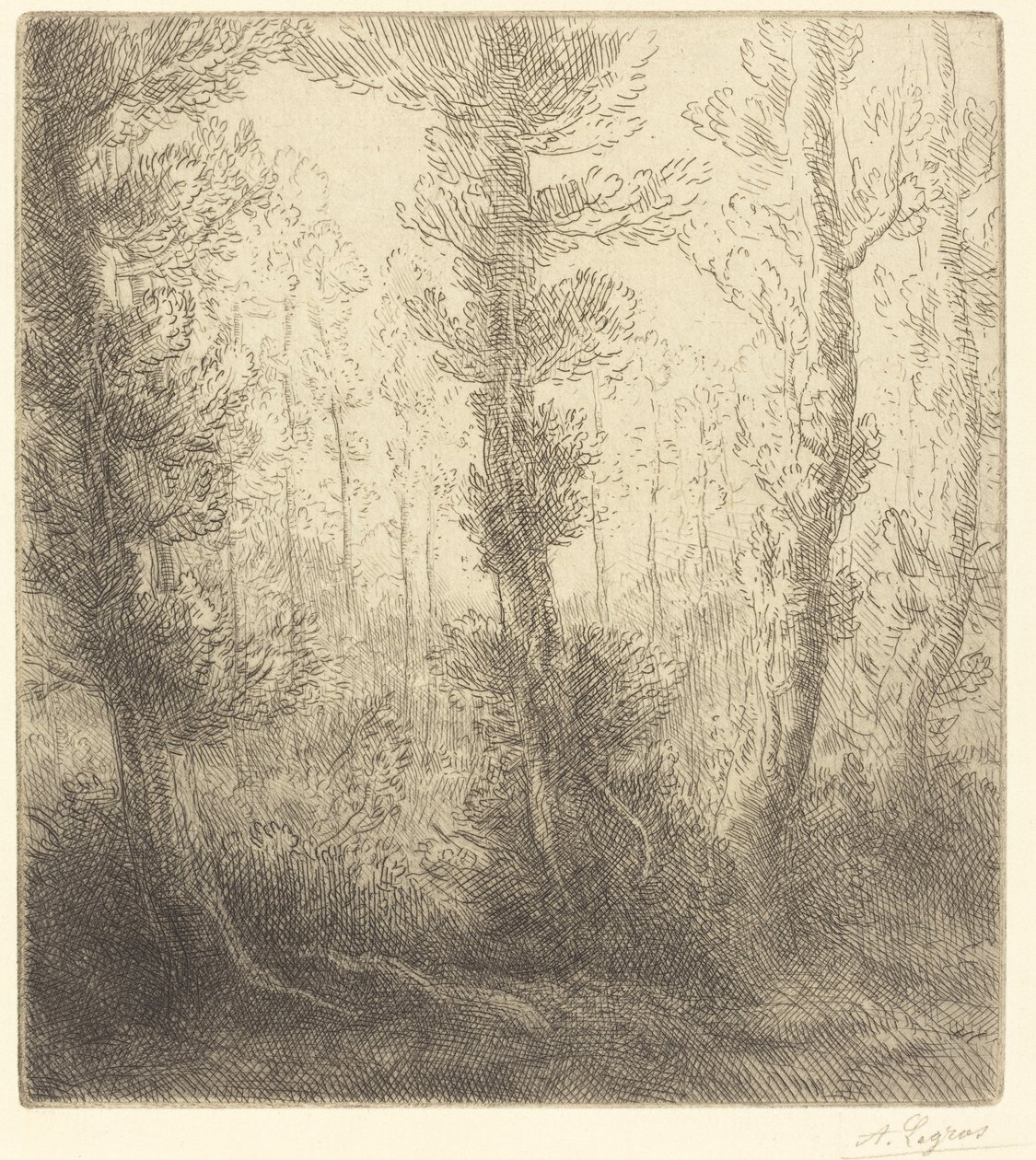 Liten innsjø av Alphonse Legros