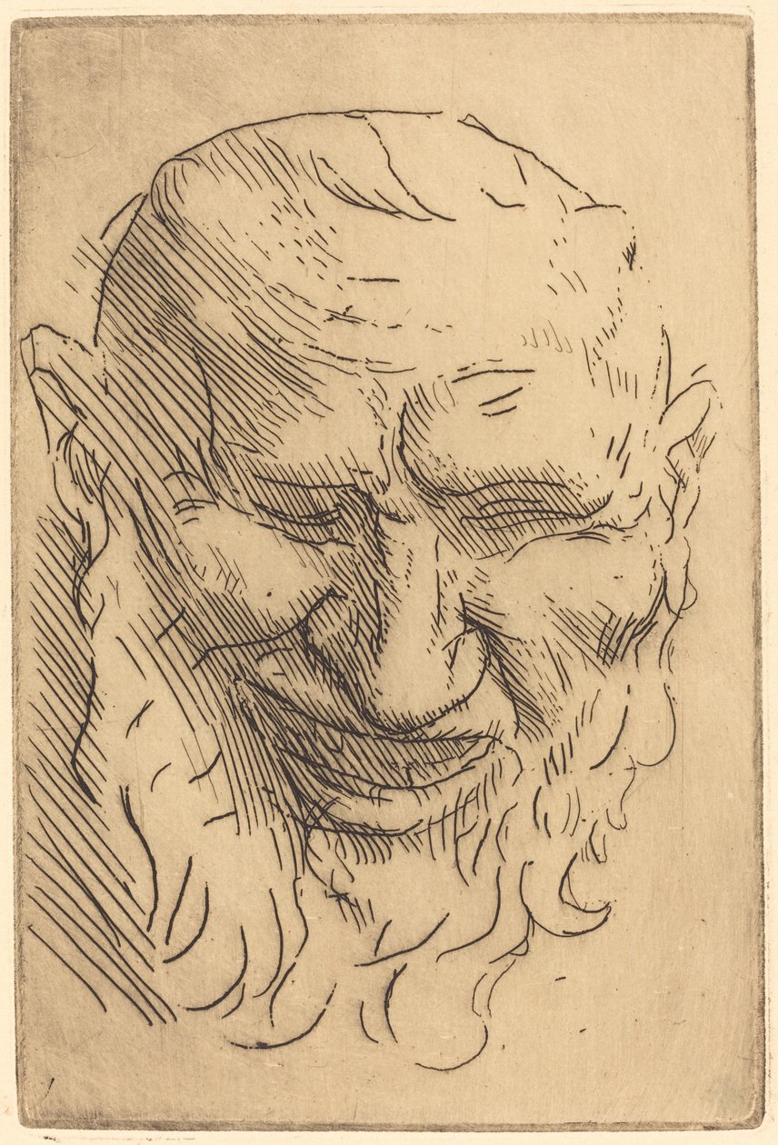 Liten Satyrmaske Liten Satyrmaske. av Alphonse Legros