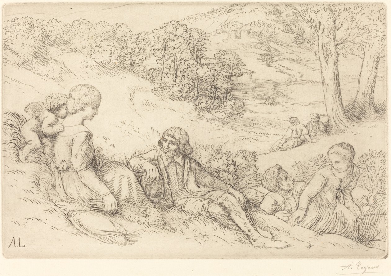 Vår av Alphonse Legros