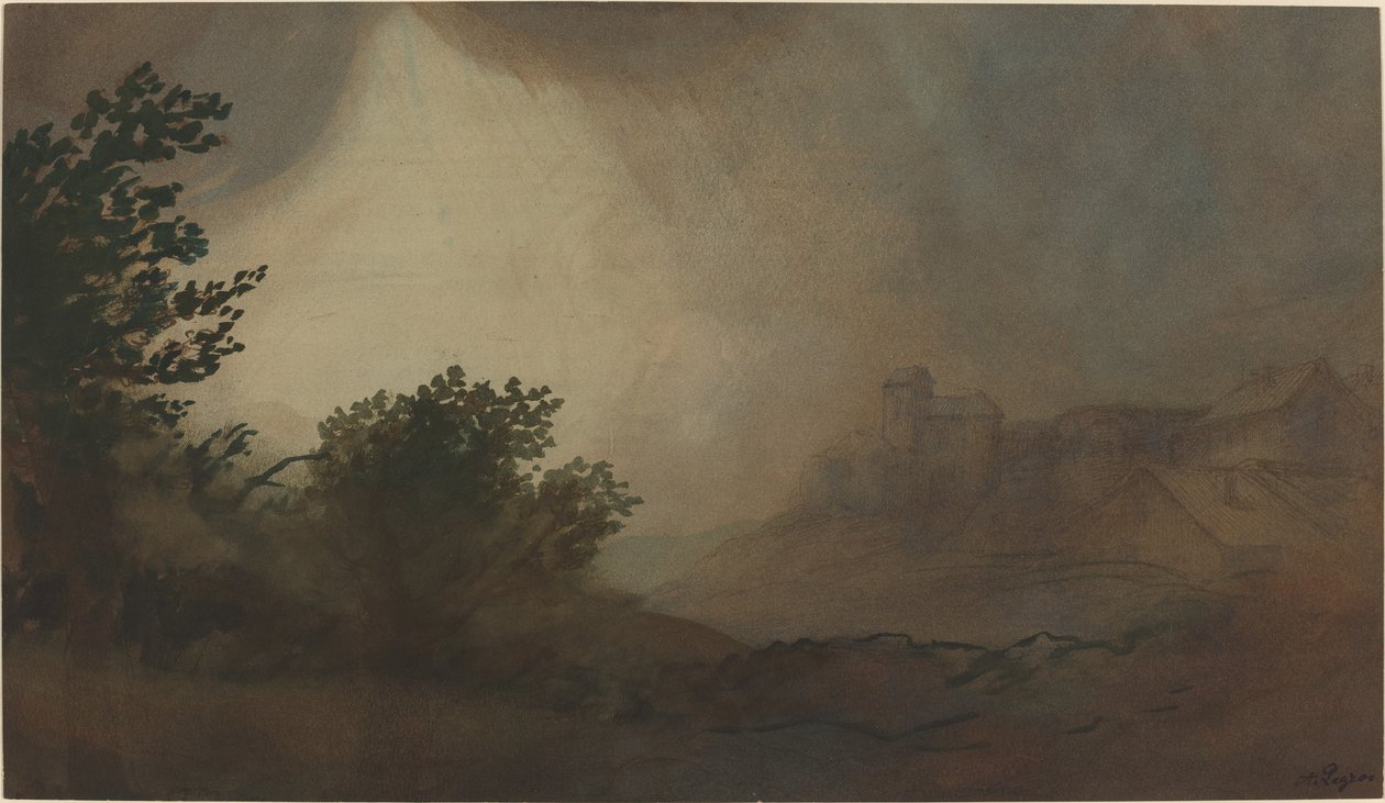 Storm av Alphonse Legros