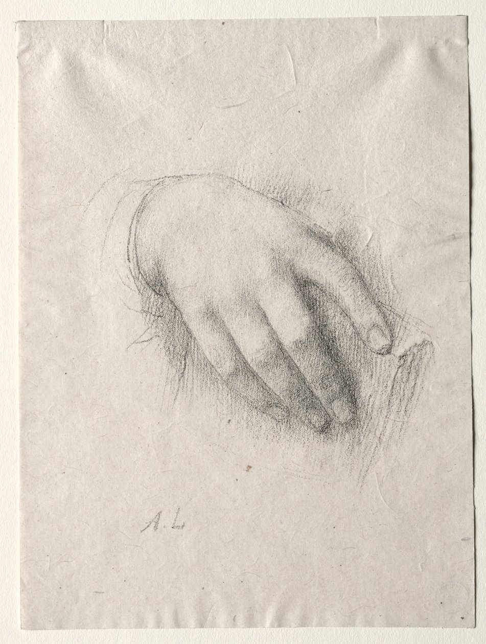 Studie av hender av Alphonse Legros