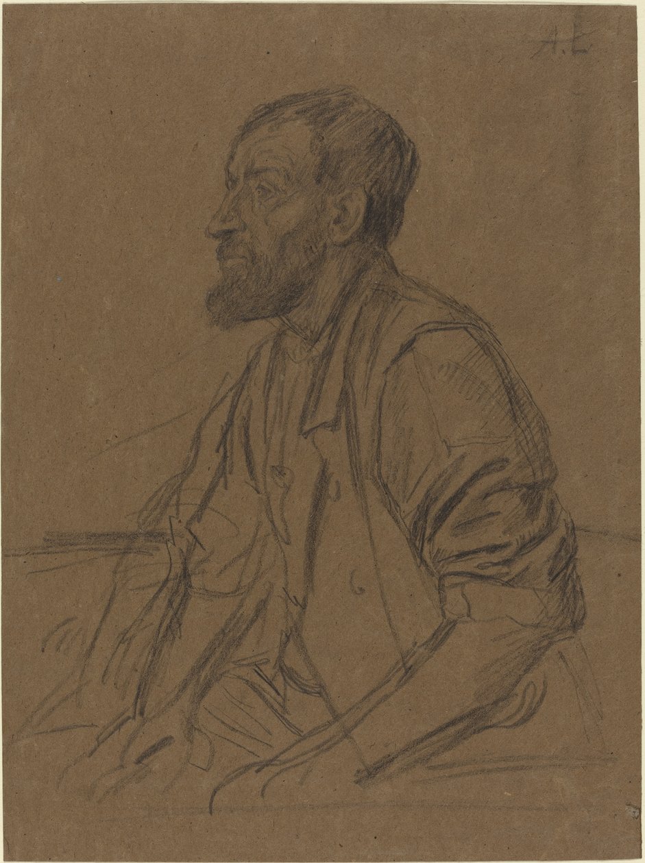 Studie av en arbeider av Alphonse Legros