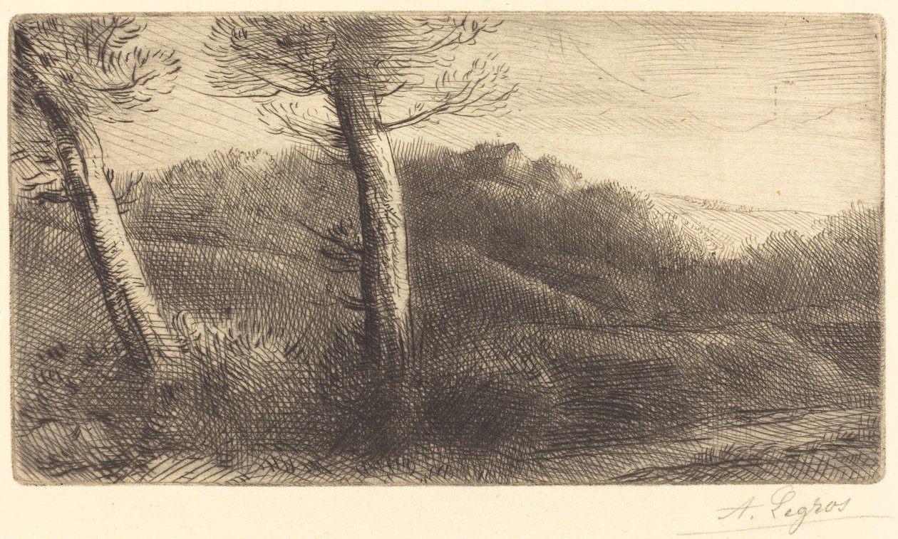 Solnedgang av Alphonse Legros