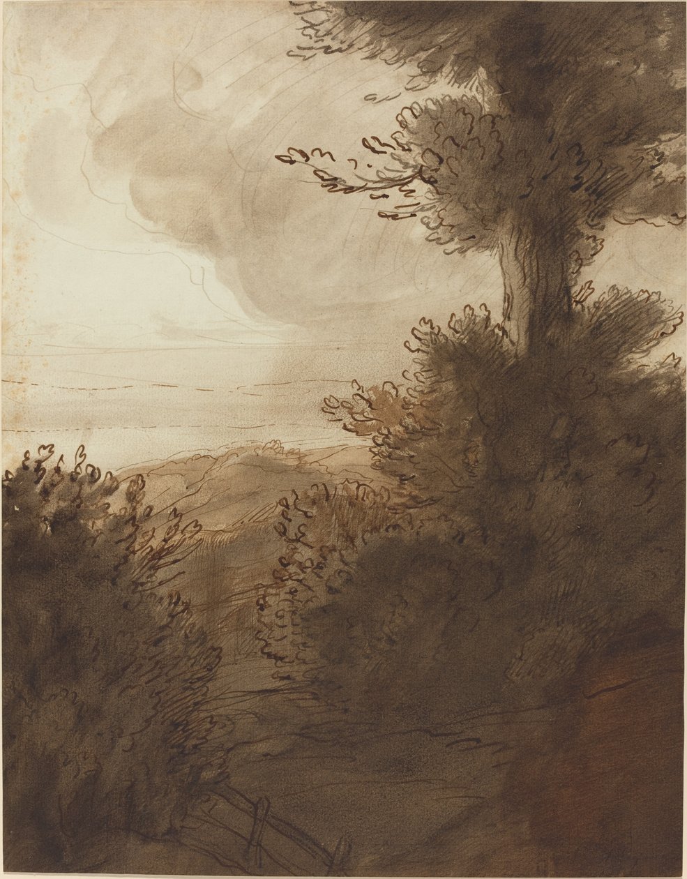 Det store treet. av Alphonse Legros