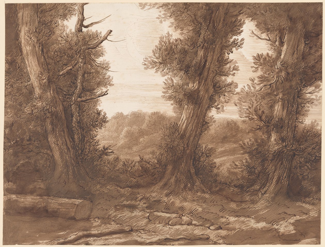 De store trærne av Alphonse Legros