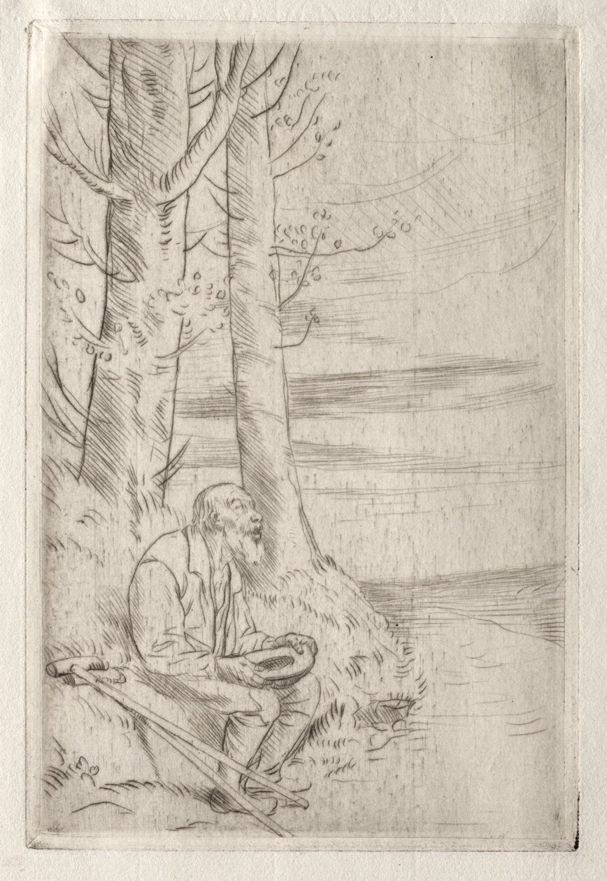 Den blinde tiggeren av Alphonse Legros