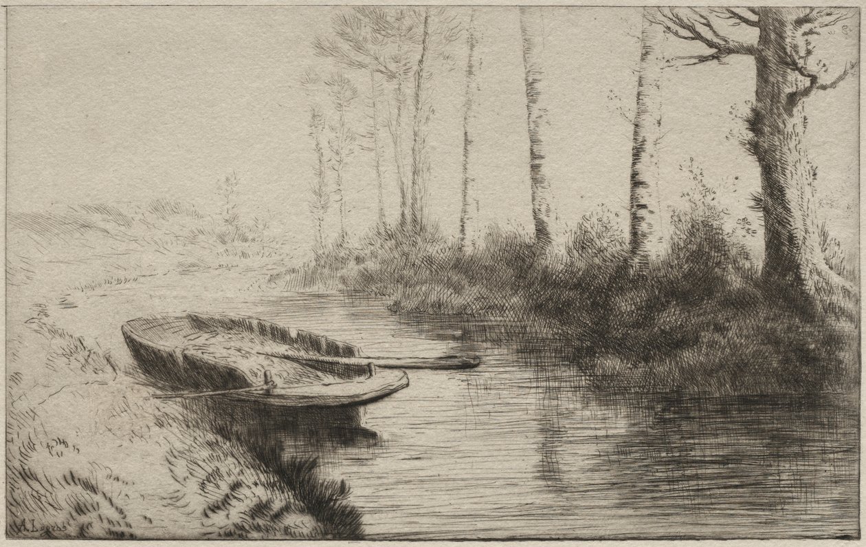 Kanalen, morgen av Alphonse Legros
